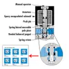 PQY - ECU Válvula solenóide de controle de impulso eletrônico de 3 portas 35A-ACA-DDBA-1BA com silenciador de latão PQY-ECU002179