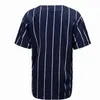 6756 Custom 34 Baseball Puste Przycisk Jersey Down Pullover Mężczyźni Kobiety Rozmiar S-3XL