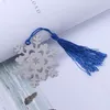 Rostfritt stål Tassel Bokmärke Bröllop Favoriter Bridal Shower Bridesmaid Gifts Heart Snowflake Book Mark Book Taggar Kids Gift CT0088