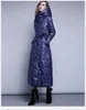 Doudoune longue à capuche pour femme, doudoune Ultra légère, grande taille 7XL, vêtements d'extérieur chauds, surdimensionnés, de haute qualité, hiver