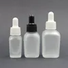 10ml 20ml 30ml Frosted Glass Dropper Bottle Sense Oljeflaskor Sample Flaskor Fast Frakt F1990