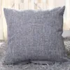 40cm*40cm Cotton-Linen Pillow Covers Solid Burlap Pillow Case Classical Linen Square Cushion Cover Sofa Decorative Pillows Cases GGA2570