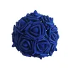 20pcs Dostępne łuk kwiatowy bukiet sztuczna głowica róży z łodygami jedwabny Fake Flower Pe Ploam Rose Wedding Car Decor Weddin321f