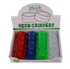 Mini-Grinder aus 3-lagigem Kunststoff, spitze Zähne, tragbarer Jelly-Color-Grinder, Rauchwinde, Rauchzerkleinerung und Direktverkauf
