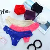 See through Lace Panties g string Cross Bandage Briefs Low Waist Tassel Panty lingeries women underwears thongs T back solid color