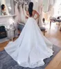 Gorgeous Overskirt Mermaid Wedding Dresses With Detachable Train Lace Beads Country Wedding Dress Sweep Train Luxury Robes De Mariée 4570