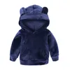 Toddler Boy Abbigliamento Bambini Tracksuit Bambini Abbigliamento Abbigliamento Set di velluto Felpa con cappuccio Vestiti per neonati Neonato Abbigliamento abbigliamento