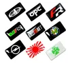 Autocollant de voiture petit badge décoratif capuchons de moyeu volant pour opel opc renault alfa lada mazda autocollant d'emblème de voiture