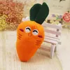 Toy Vegetables Shape Pet Puppy Dog Carrot Plush Chew Squeaker Toys