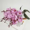 artificial silk 5 Branch magnolia home Hotel table decoration fake flower wedding bride holding photography props GB229