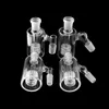 Catchante de cenizas de vidrio con tazón de vidrio 4590 grados de 14 mm de 18 mm Matriz Perc Catcher Catcher Bubbler For Glass Bongs Oil Rigs