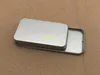 Hela vanlig silverfärg Slide Top Tin BoxRectangle Candy USB Box Case8379741