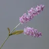 Fausse Delphinium à longue tige (2 têtes/pièce), 39.37 pouces de longueur, Simulation de jacinthe d'automne pour mariage, fleurs artificielles décoratives pour la maison