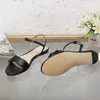 Women Double Toned Leather Flat Sandal Fashion Girl Buckle Closure Strap Leather Sole Casual Sandal35-42