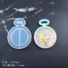 DIY cristal Epoxy Quicksand Keychain molde de silicone do amor da estrela gato da lua artesanal jóias molde ferramentas de bricolage YDL007