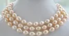 16x14 Ryż Pink Freshwater Pearl Naszyjnik 48 cali Cena fabryczna Hurtownie Kobiety Biżuteria Prezent