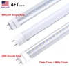 4FT LED Light Tubes 120V 220V Tube Lights 4' 4Feet T8 18W 22W 28W G13 Bi-pin Flouresent Lamp Shop Garage Lighting 3 Year Warranty