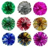 Festa di Natale Pom Poms Cheerleading 50g Cheering Pompon Metallic Pom Pom Prodotti per cheerleader Decorazione per feste 12 stili RRA2000