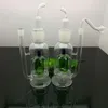 Neuer Crown Silent Filter Glas Hotpot Großhandel Glasbongs Ölbrenner Glas Wasserpfeifen Bohrinseln Rauchen