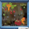 Cartoon Lovely Christmas Graphic Pattern DIY PVC Window Wall Sticker