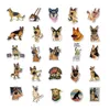 50 Pcs Mixed Car Stickers German Shepherd For Skateboard Laptop Pad Bicycle Motorcycle PS4 Phone Luggage Decal Pvc guitar fridge Stickers