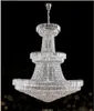 American Crystal Chandeliers Lights Fixture LED Modern Chandelier European Home Hotel Hall Lobby Parlor Big Long Stair Way Hanging Lamp