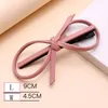 S910 Bijoux de mode vintage Handmade Pu Leather Bowknot Barrette Clip Clip Filles Fils Hairpin Dukbill Barret de dents6080820