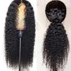 Ishow 28 30 40inch 180 250 High Density 44 Human Hair Wigs PrePlucked Transparent Lace Closure Wig StraightKinky Curly Body Wa1204944