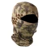 Tactical Airsoft Camouflage Hood Outdoor Sports Gear Airsoft Paintball Shooting Equipment Full Face Protection Natura Pattern Mask