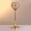 Crystal Candle Bowl Holders Wedding Centerpieces Metal Candlesticks for Home Dinning Table Centerpieces Party Holiday Decoration3666448