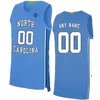 커스텀 노스 캐롤라이나 타르 힐 2020 NCAA 농구 콜 앤 안토니 빈스 카터 5 Nassir Little Garrison Brooks Michael UNC College Jersey