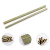Aangepaste hoge kwaliteit bulk rietjes bamboe tube organisch met case voor bubble thee drinkging 100% wegwerpbaar