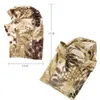 Tactique Airsoft Camouflage Capuche Équipement De Sport De Plein Air Airsoft Paintball Équipement De Tir Protection Complète Du Visage Natura Motif Masque