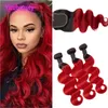 red bundles with closure