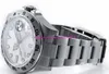 Luxury Watch Factory Leverantör Sapphire Vit Rostfritt Stål Armband II 16570 Automatisk rörelse Mens Mäns Klockklockor