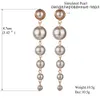 Imitation pearl earrings, female banquet dress, fashion matching, elegant atmosphere