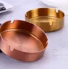 Diameter 10CM Ashtray Stainless Steel Ashtray PVD Plated Gold Copper Black bar ash tray Ashtrays Novelty Items4030607