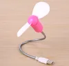 Elastyczne USB Mini chłodzący wentylator Cooler Low Power Energy Saving Colorful USB Fan do laptopa Desktop PC Komputer Drop Ship 04