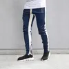 Jogger Byxor Mens Streetwear Sweatpants Zippers Elastic Hip Hop Casual Harem Pencil Pant Tight Skinny Byxor