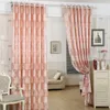 Cortina cortina cortinas europeias com altas cortinas de picea de ouro para o quarto da sala de jantar viva.1