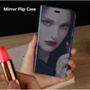 För iPhone 11 Pro Max Case Luxury Clear View Window Electroplate Plating Stand Scratch Full Full Body Flip Ultra Slim Cover For