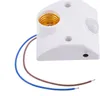 E27 PIR Sensore di movimento a infrarossi Supporto per lampada a LED Base per lampada a LED Presa per portalampada con interruttore a sensore di movimento PIR