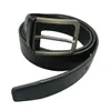 Belts Womens Mens Belt Black Genuine Leather Gold Smooth Buckle with White Box White Dust Bag White Gift Bag Black Card 28 6548