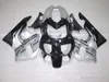 ZXMotor högkvalitativa mässor för Honda CBR900RR CBR 893 1995 1997 Silver Black Fairing Kit CBR893 95 97 SD37
