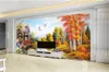 Papel de parede 3D belo país pintura a óleo paisagem papel de parede sala de estar quarto fundo parede decoração mural papel de parede