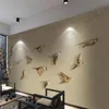 Обои на заказ обои 3D большие фрески китайский летающий телевизор птица фон настенные картины Papel de Parede для гостиной бумаги