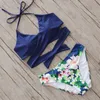Mode-Nieuwe Merk Bikini Bandage Bikinis Set Push Up Swimwear Dames Badpak Sexy Floral Badpak Dames Biquin