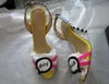 2019 сандалии на каблуках конфеты цвета женщин сандалии на высоком каблуке гладиатор сандалии девушки летние платья партии женщины