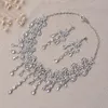 accessori da sposa multifunzionali all'ingrosso in lega collana di diamanti può essere utilizzato come accessori per capelli, orecchini murali Bagno HT148