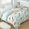 2018 Design Floral Birds Bedding Set Bed Linens 1 PC Däcke Cover 100 Cotton Qulit Cover eller Comforter eller Case Whole5379792